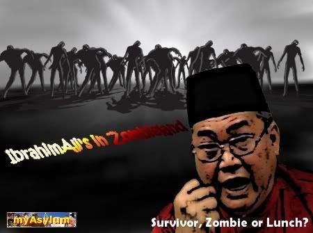 Obligatory movie mock-up poster - "IbrahimAli's in Zombieland", image hostiing by Photobucket